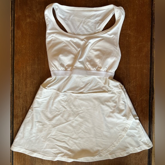 NWOT TA Tracy Anderson GILI Peplum Racer Back Knit Tank White - Picture 8 of 9